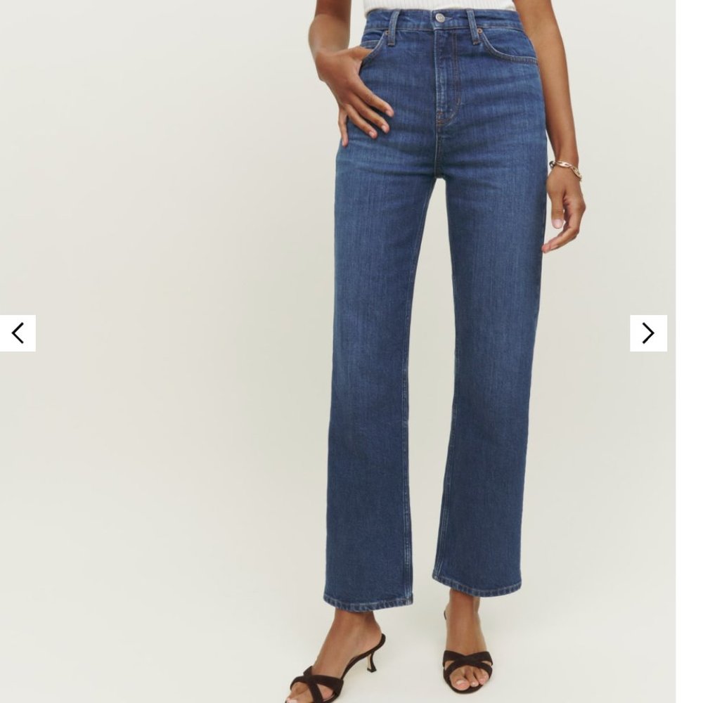 Wilder high rise wide leg cropped jeans (stretch)